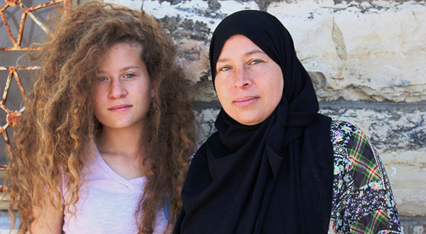 Ahed and Nariman Tamimi